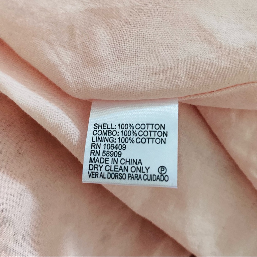 Antonio Melani Nat Eyelet Dress Pink Lemonade Sz 10 - Picture 8 of 14